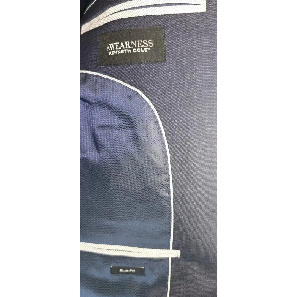 Kenneth‎ Cole NWT MSRP $459 Suit Jacket 40S Wool Sport Coat Blazer **Damage**